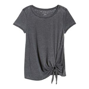 Caslon Burnout Side Tie T-Shirt Size XSMALL
